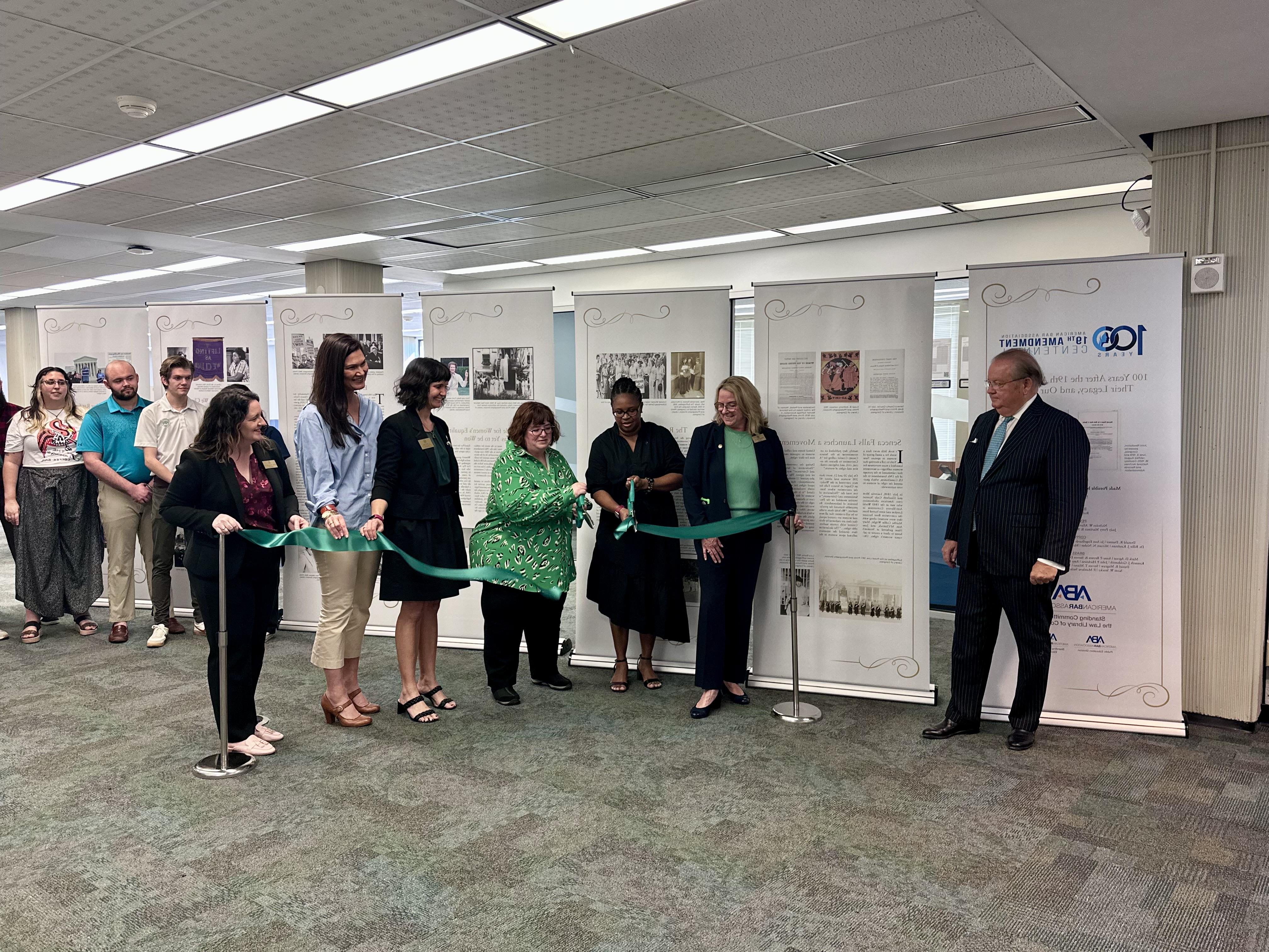 19th amendment ribbon cutting