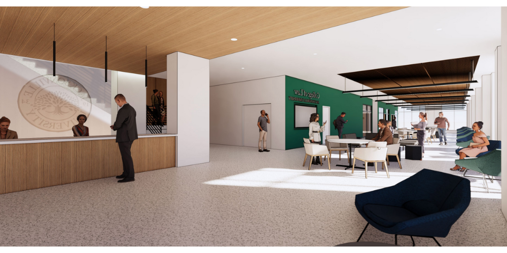 first floor college of law entry rendering